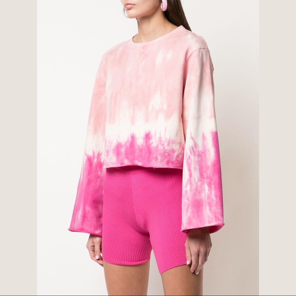 APPARIS | Satya pink tie-dye sweatshirt